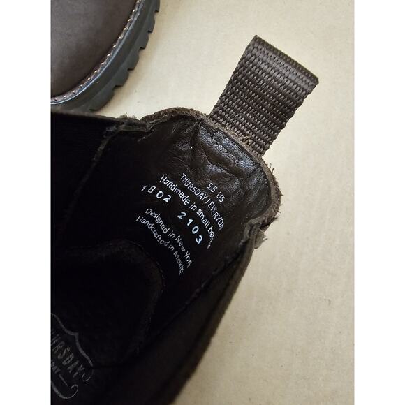 Thursday Boot Co Legend Women's Brown Leather Chelsea Ankle Boots Sz 5.5 - Picture 6 of 12